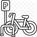 Estacionamento de bicicletas  Ícone