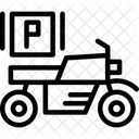 Estacionamento Para Motocicletas Motos Veiculos De Duas Rodas Ícone