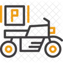 Estacionamento Para Motocicletas Motos Veiculos De Duas Rodas Ícone