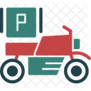 Estacionamento Para Motocicletas Motos Veiculos De Duas Rodas Ícone