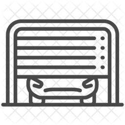 Estacionamento em casa  Ícone