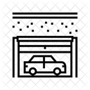 Estacionamento Subterraneo Carro Construcao Ícone
