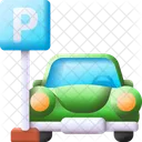Aparcamiento Coche Senal Icono