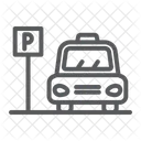 Estacionamiento Auto Lugar Icono