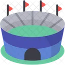 Estadio Arena Campo De Futbol Icono