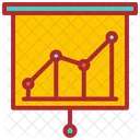 Estadistica Grafico De Crecimiento Analisis De Marketing Icono