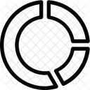 Estadistica Ronda Circulo Icon