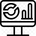 Estadistica Computadora Analitica Icon