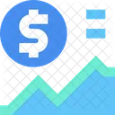 Estadistica Analisis Aumento Icon