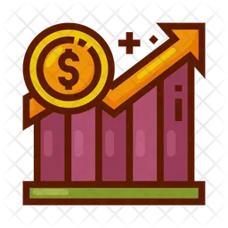 Estadística de moneda  Icono