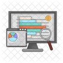 Estadistica Grafico Analisis Icon