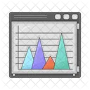 Estadistica Grafico Analisis Icon