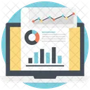 Estadistica Web Analisis Icono