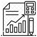 Estadisticas Analisis Contabilidad De Datos Icono