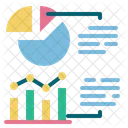 Informe De Datos Del Grafico Estadistico Icono
