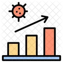 Estadisticas De Coronavirus En Aumento Covid Icono
