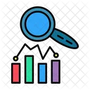 Analisis De Graficos Analisis De Datos Analisis De Busqueda Icono