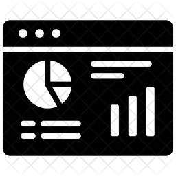 Estadísticas de negocios  Icono
