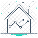 Estadisticas Inmobiliarias Bienes Raices Icono
