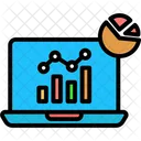 Estadisticas Del Sitio Web Datos Estadisticos Sitio Estatico Icono