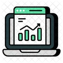 Estadisticas Web Infografia Web Analisis De Datos En Linea Icono