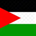 Estado Da Palestina Bandeira Pais Ícone