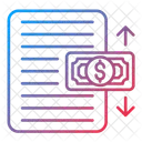 Declaracion Negocios Contabilidad Ícone