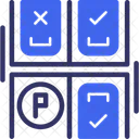Estado De Ocupacion Del Estacionamiento Espacios Disponibles Disponibilidad De Estacionamiento Icono