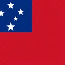 Estado Independente De Samoa Bandeira Pais Ícone