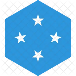 Estados federados de micronesia Flag Icono