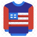 Estados Unidos Camiseta Bandeiras Ícone