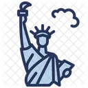 Estados Unidos Estatua Libertad Icono