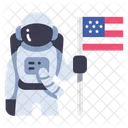 Estados Unidos Astronauta Astronauta Icono