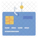 Estafa Bancaria Tarjeta De Credito Phishing Icono