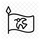 Vikingo Bandera Pais Icono