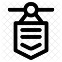Pancarta Escudo Emblema Icono