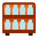 Alcohol Rack Botella Icono