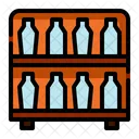 Alcohol Rack Botella Icono