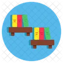 Estante para libros  Icono