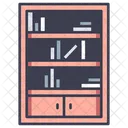 Estante para libros  Icono