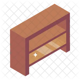 Estante para libros  Icono