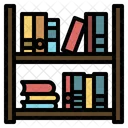 Estanteria Libro Biblioteca Icono