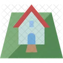 Estate House Land Icon