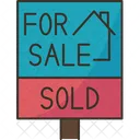 Estate House Sale Icon