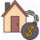 Estate Debt House Icon