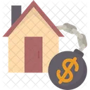 Estate Debt House Icon