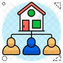 Estate Agent Broker Home Agent Icon