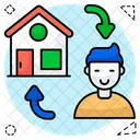 Estate Agent Broker Home Agent Icon