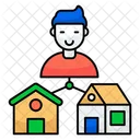 Estate Agent Broker Home Agent Icon