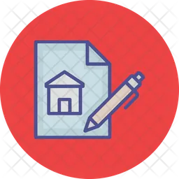 Estate Contract  Icon